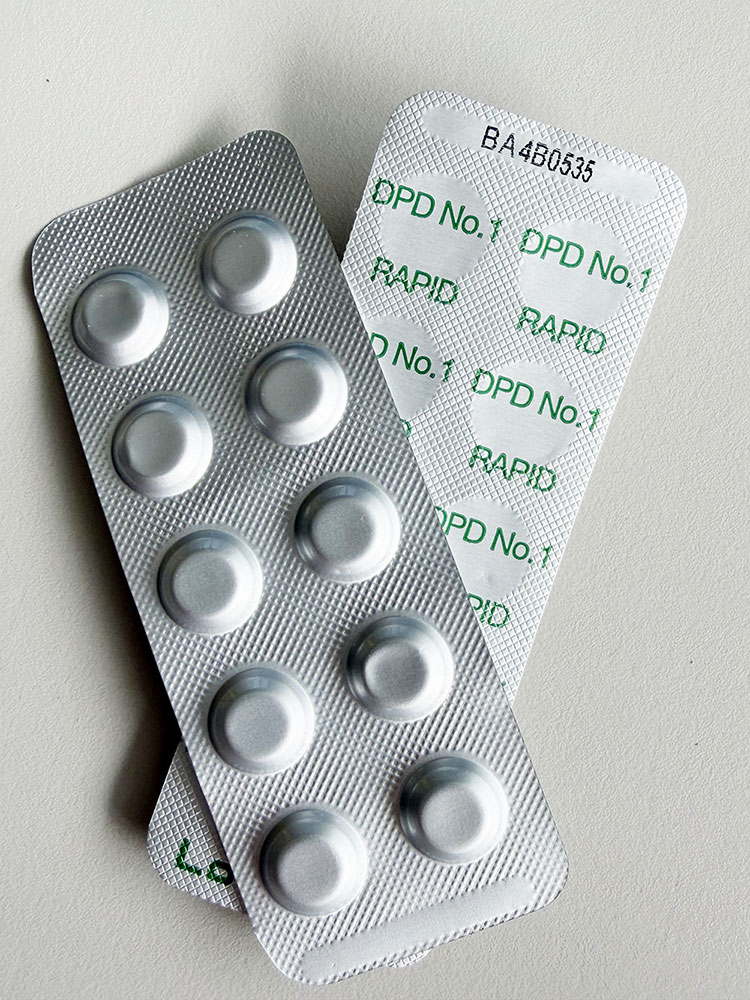 Testtabletten DPD